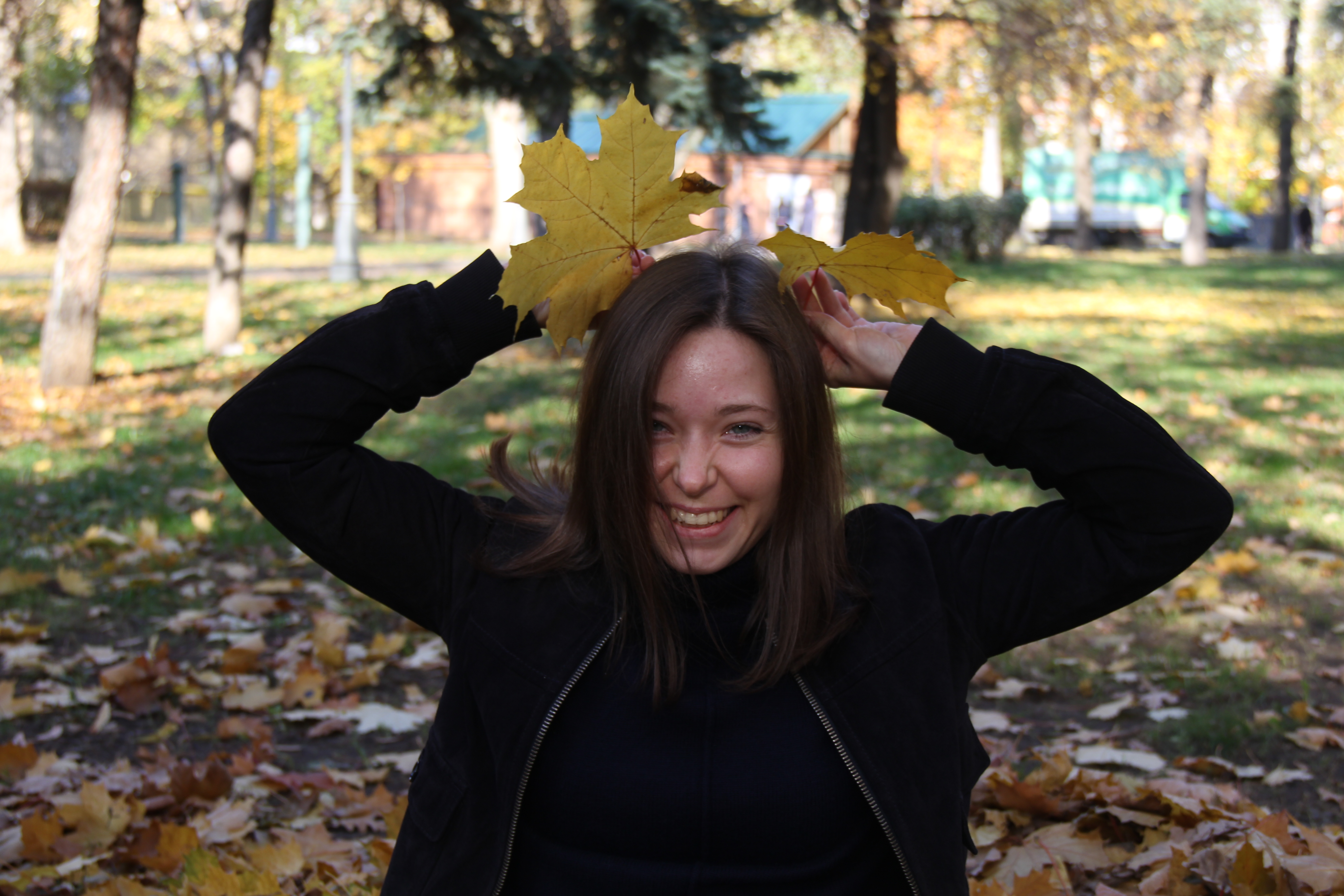 Настя и осень